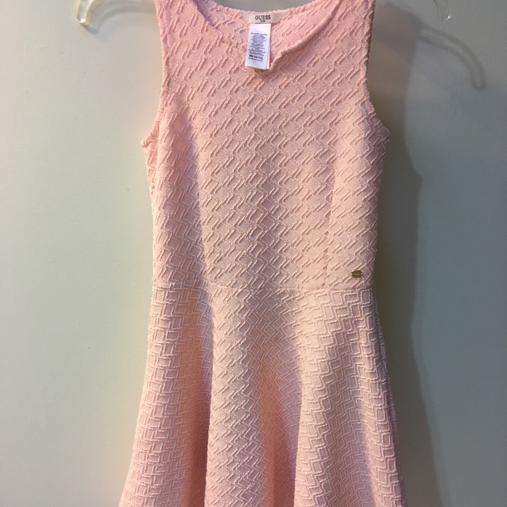 Pale pink (somewhat sparkly) dress